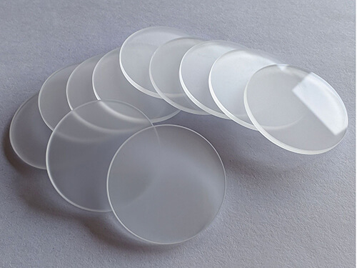 Frosted glass lenses